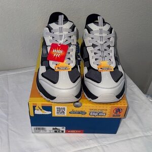 Skechers Men's Slip-Ins Gray and White Sneakers